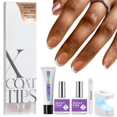 BTArtboxnails XCOATTIPS French kit open for convenient at-home manicure setup.