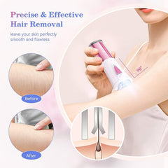 Bubbacare Mini Epilator Armpits removes stray hairs for clean underarm appearance.