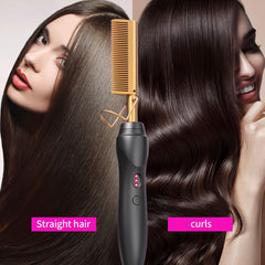 BudiGl hot comb suitable for all hair types and textures.