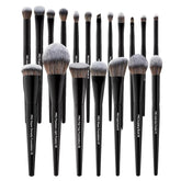 Bueart Design 19pcs brush set overview for versatile face and eye makeup
