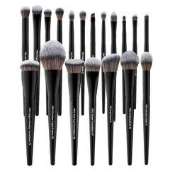 Bueart Design 19pcs brush set overview for versatile face and eye makeup