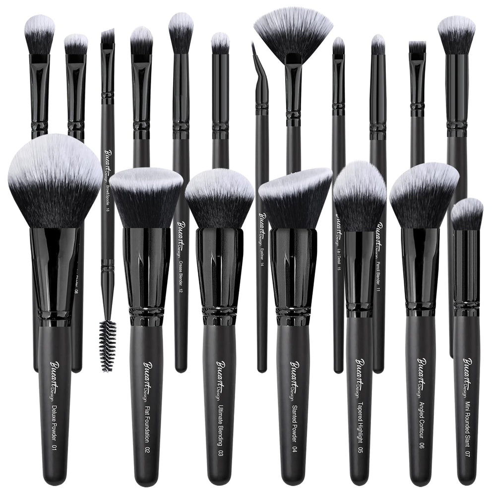Bueart Design 19Pcs ultra-soft powder brush for smooth, even application.