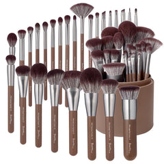 Bueart Design 26-pcs brush set with holder offers organized storage and quick access.