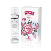 Bulgarian Rose Karlovo Original bottle front shows long-lasting unisex fragrance.