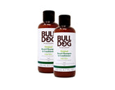 Bulldog Original beard shampoo bottle for easy cleansing and conditioning