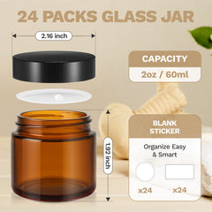 Bumobum UV-protection amber jar helps preserve sensitive ingredients.