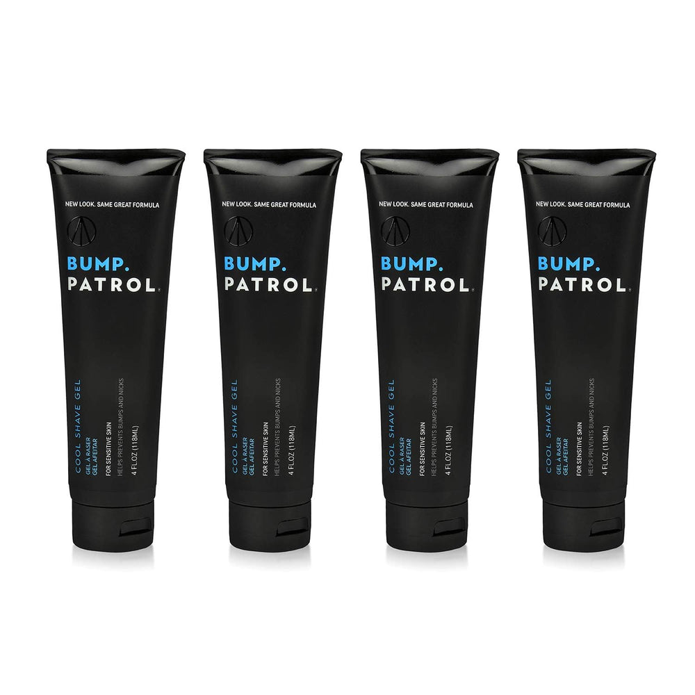 Bump Patrol clear gel application enables precise, drag-free shaving for sensitive skin