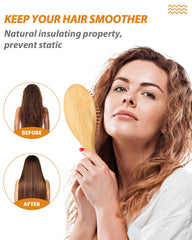 BUNDLEPRO Pack2 hair brush kid-friendly use in everyday routine