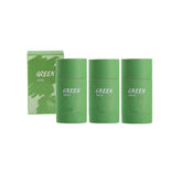 Bupposes Mascarilla té verde stick: aplicación suave para piel limpia y fresca.