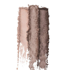 Burts Bees eye shadow application closeup demonstrates smooth blend for defined lids.