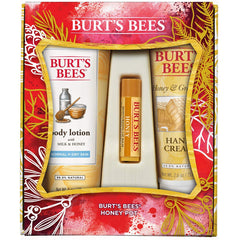 Burt's Bees Honey Pot Holiday Gift Set in signature box, ideal for gifting
