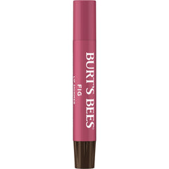 Burt's Bees Lip Shimmer Fig application closeup for buildable color