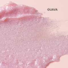Burt's Bees Lip Shimmer Guava close-up with luminous shine and moisture
