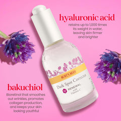 Serum texture shows a lightweight formula ideal for an all-over glow.