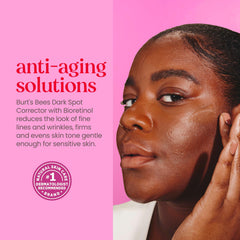 Burt's Bees Renewal dropper image demonstrates fast-absorbing serum for daily spot use.