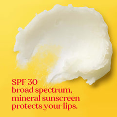 Burt's Bees Tropic Like It’s Hot lip balm tube provides sun protection and tropical scent
