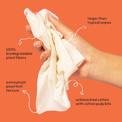 BUSYCO Refresh Line Deodorant Wipes used on skin after activity for quick odor control.