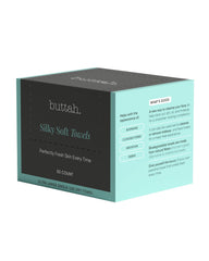 Buttah Skin disposable towels 50-count pack closeup showing durable cleansing texture