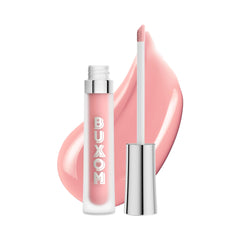 Buxom Full-On Plumping Lip Cream Pink Champagne swatch shows plush pink color.