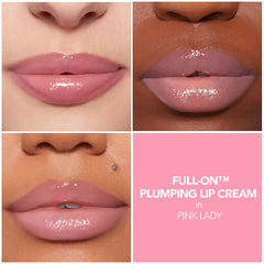 Buxom Full-On Pink Lady outer packaging highlighting cruelty-free formula.