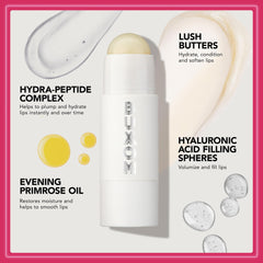 BUXOM Power-Full Lip Butter texture close-up reveals rich, creamy lip care