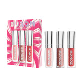Buxom Sweet As Suga mini lip trio packaging for on-the-go hydration and color.