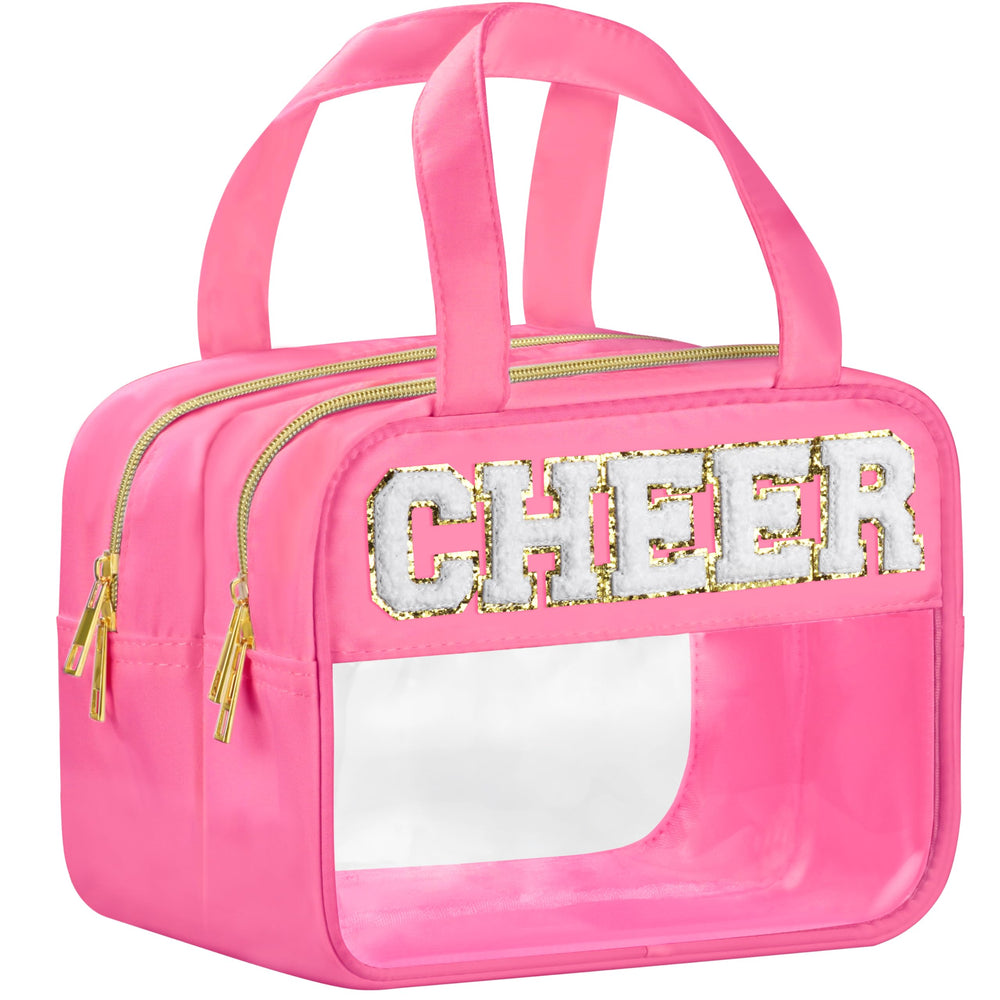 BuyCard Cheer Chenille Bag shows pink DANCE lettering for stylish team performances