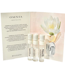 BVLGARI Omnia Crystalline sample vial with cap, portable tester for daily use