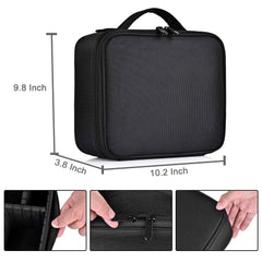 Bvser Travel Makeup Case with mirror for on-the-go makeup checks.