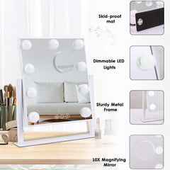 BWLLNI detachable-10x-magnification helps close-up detail for makeup precision