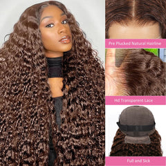 Bworto pre-plucked natural hairline baby hair closeup enhances realistic scalp look.