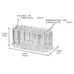BY ALEGORY acrylic-organizer thick-edge closeup highlighting premium build and smooth edges