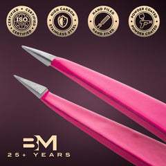 By MILLY pointed tweezers ingrown-hair use for comfortable extraction