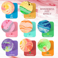 BYGGVIR Natural Ingredients Bath Bombs focuses on plant-derived pigments and skin-friendly formula.