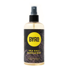BYRD Hairdo Sea Salt Surfspray bottle front showing texture flexibility and shine