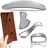 BYYDDIY 4in1 Gua Sha Massage Tool Set full kit for facial and body relief and tension release