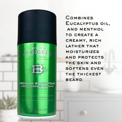 C.O. Bigelow shaving foam eucalyptus-oil provides refreshing, cooling sensations during shaving.