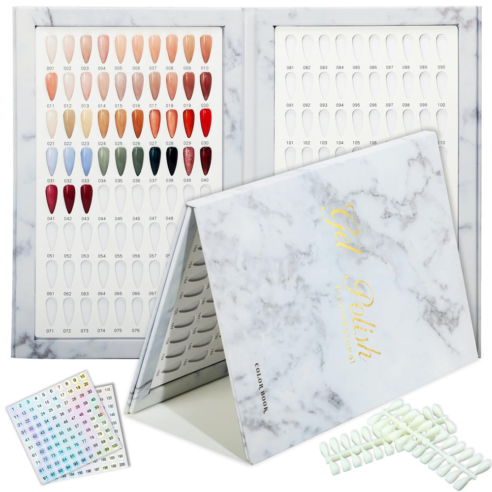 C12rtive 160 Nail Color Book cover displaying organized swatch collection.