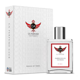 CA Perfume Impression Amber Rouge Saffron bottle demonstrates unisex long-lasting fragrance.