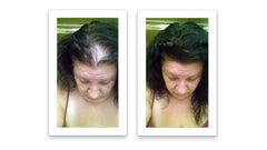 Caboki natural plant-based ingredients highlighted for healthy hair appearance.