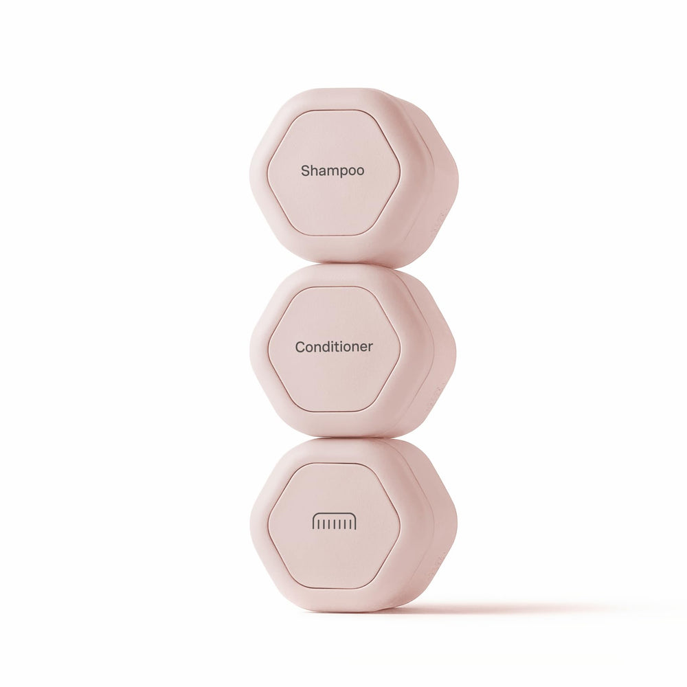 Cadence travel containers Petal with magnetic connection for modular packing