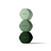 Cadence travel containers shampoo cap – neatly labeled shampoo portion for organized packing.