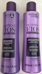 CADIVEU Plastica Dos Fios shampoo bottle showcases smooth, hydrated hair potential.