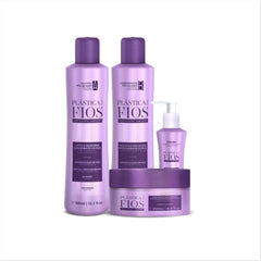 CADIVEU Plastica Dos Fios shampoo bottle with frizz-control formula for smoother hair.