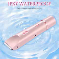 CAFSOB bikini trimmer IPX7 waterproof for wet and dry use