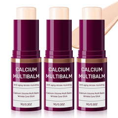 Calcium Volume Multi Balm packaging and compact design for on-the-go hydration.