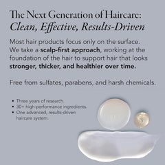 Caldera + Lab conditioner bottle close-up delivering smoother, manageable hair.