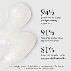 The Clean Slate foam closeup highlights airy lather and hydrating plant-based formula.