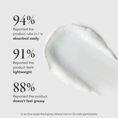 Caldera + Lab The Face SPF application on the face demonstrates easy blend and hydration