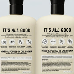 California Naturals Coconut Conditioner label highlights cruelty-free and naturally derived ingredients